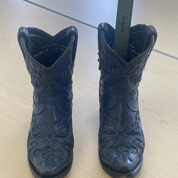 Lane Robin Snip Toe Booties Blue 7.5 - Picture 1 of 14